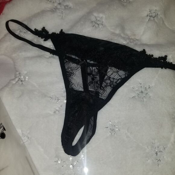 Lace G-String Thong for Women Low Rise Sexy Underwear Comfort T-back New MEDIUM - Picture 6 of 9